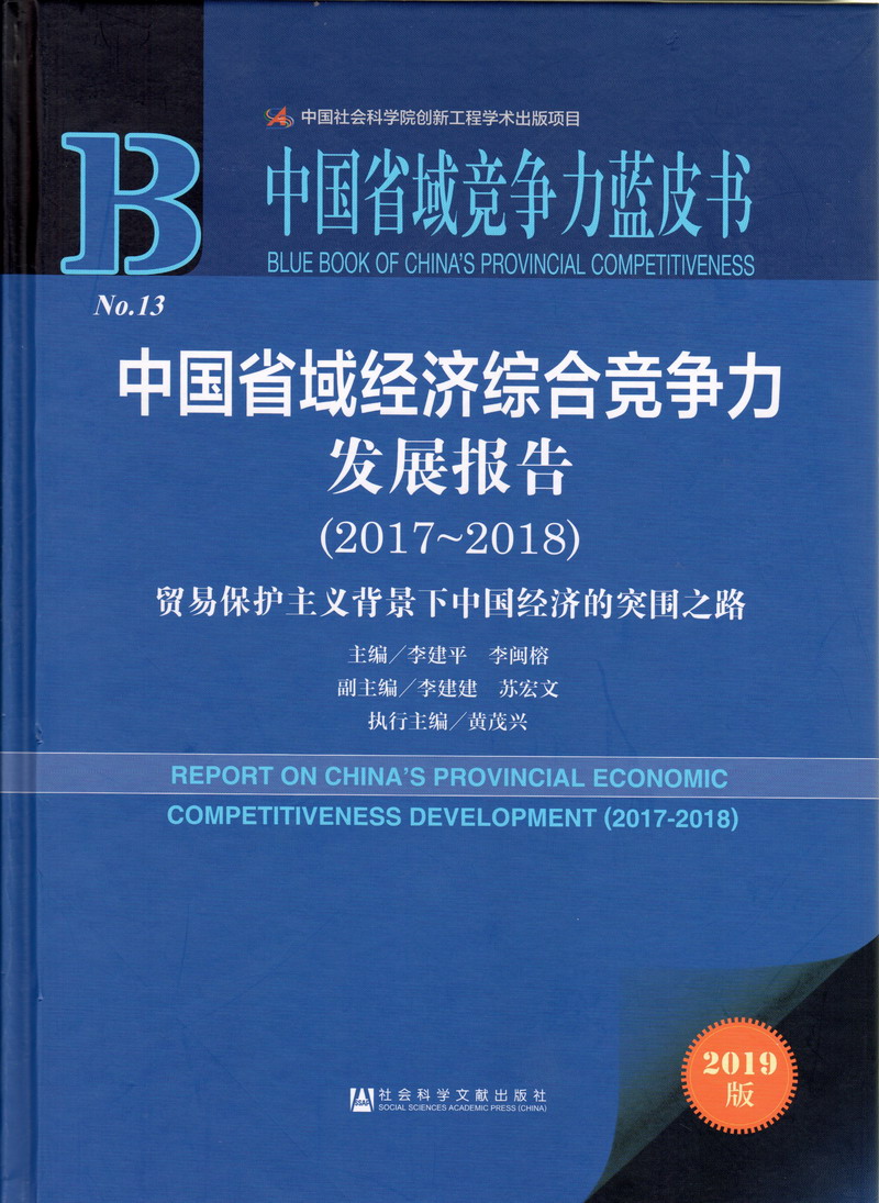 美少妇被扣骚穴中国省域经济综合竞争力发展报告（2017-2018）